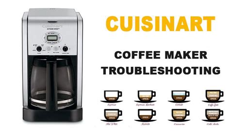 cuisinart coffee maker turns on but will not brew|Cuisinart Coffee Maker Troubleshooting: Fix Common Problems